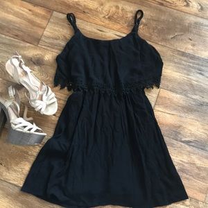 Forever 21 black mini party dress XS